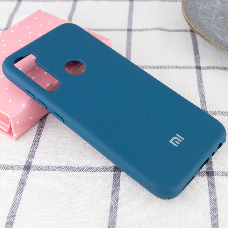 Фото Чохол Silicone Cover Full Protective (A) на Xiaomi Redmi Note 8 / Note 8 2021 (Синій /  Cobalt) на vchehle.ua