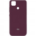 Чехол Silicone Cover My Color Full Protective (A) для Xiaomi Redmi 9C (Бордовый / Maroon)