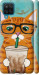 Чохол Зеленоокий кіт в окулярах на Samsung Galaxy M12 M127F