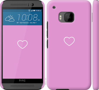 

Чехол Сердце 2 для HTC One M9 912224