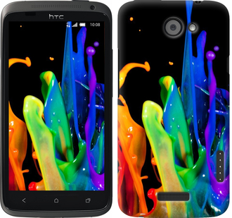 

Чохол бризки фарби на HTC One X+ 381251