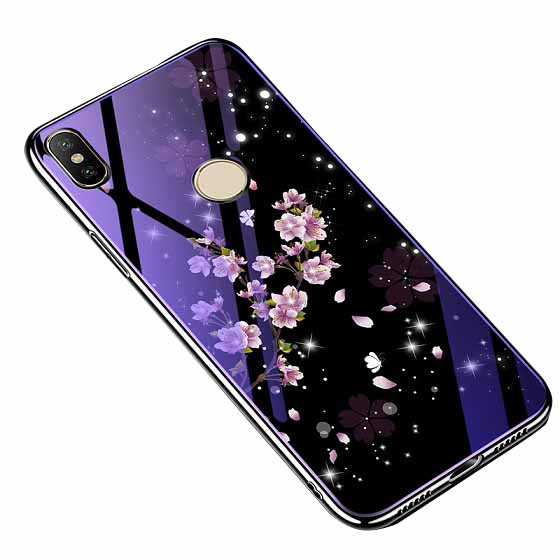 

TPU+Glass чехол Fantasy с глянцевыми торцами для Xiaomi Redmi 6 Pro (Цветение) 660422