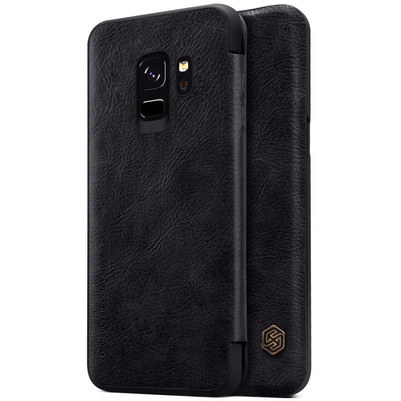 

Кожаный чехол (книжка) Nillkin Qin Series для Samsung Galaxy S9 (Черный) 491978