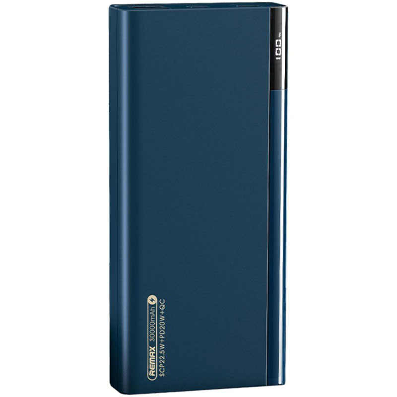 Портативное ЗУ Power Bank Remax RPP-257 Riji QC22.5W+PD20W 30000 mAh