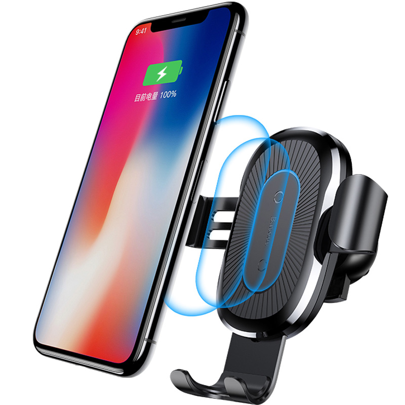 Автодержатель с БЗУ Baseus Gravity Wireless Air Vent (WXYL)