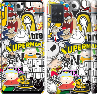 

Чохол Popular logos на Samsung Galaxy A71 2020 A715F 878054