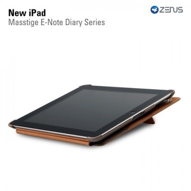 Кожаный чехол (3 цвета) Zenus Masstige E-note Diary Series для New iPad 3 / iPad 2