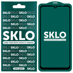 Защитное стекло SKLO 5D для Xiaomi Redmi Note 7