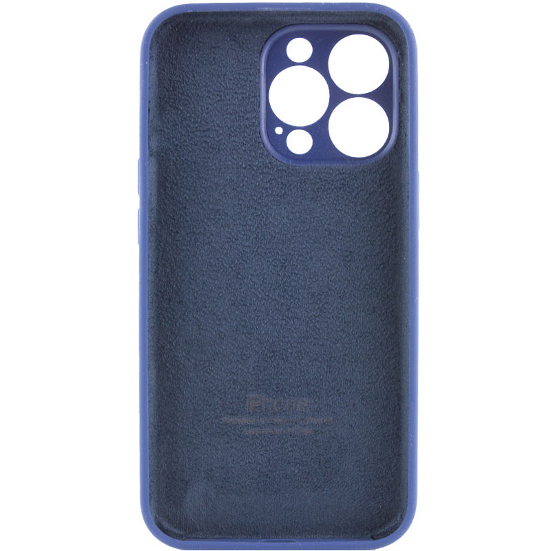 Фото Чохол Silicone Case Full Camera Protective (AA) на Apple iPhone 13 Pro (6.1") (Синій / Deep navy) на vchehle.ua