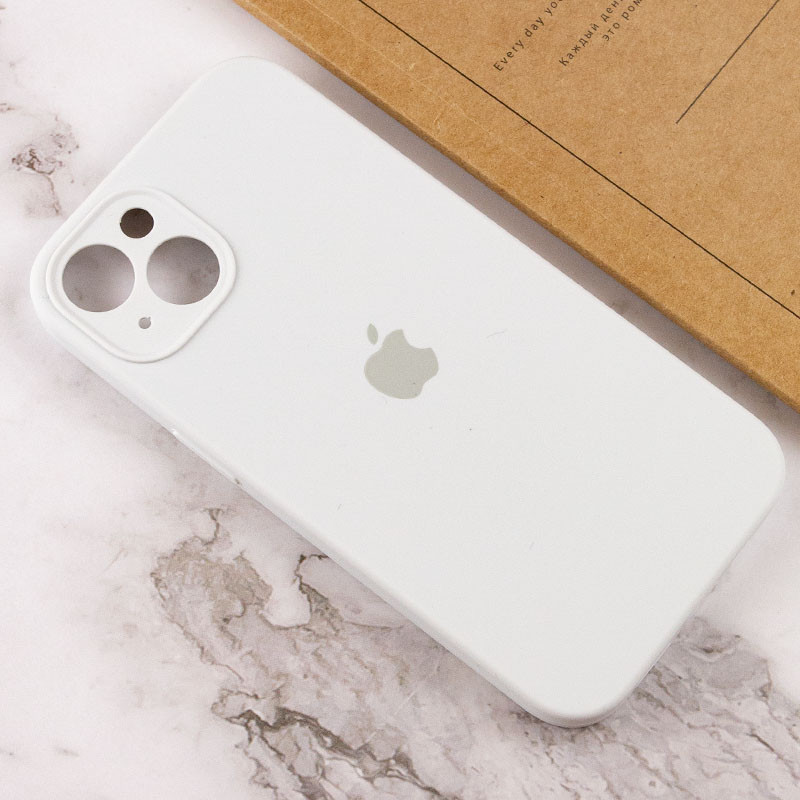 Чехол Silicone Case Full Camera Protective (AA) для Apple iPhone 14 Plus (6.7") (Белый / White) в магазине vchehle.ua