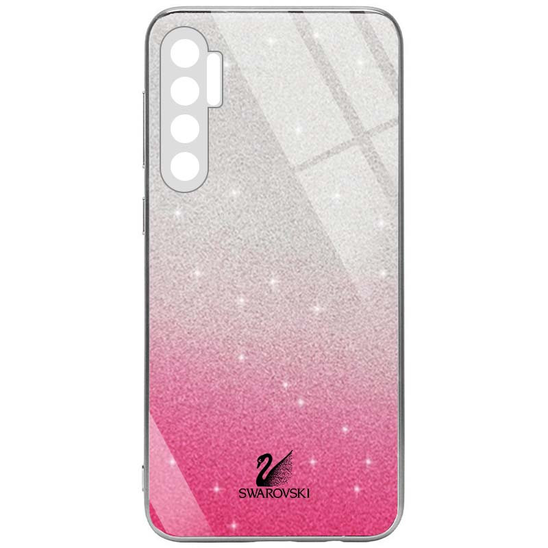 

TPU+Glass чехол Swarovski Full Camera для Xiaomi Mi Note 10 Lite (Малиновый) 1082599