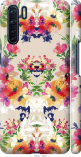 

Чехол Цветочный узор для Oppo A91 1389737