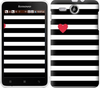 

Чехол Черно-белые полосы для Lenovo A529 751802