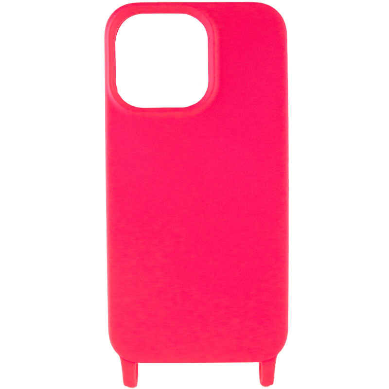 Фото Чохол TPU two straps California на Apple iPhone 13 Pro Max (6.7") (Рожевий) на vchehle.ua