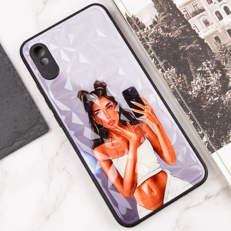 TPU+PC чехол Prisma Ladies для Xiaomi Redmi 9A (Black in White) в магазине vchehle.ua