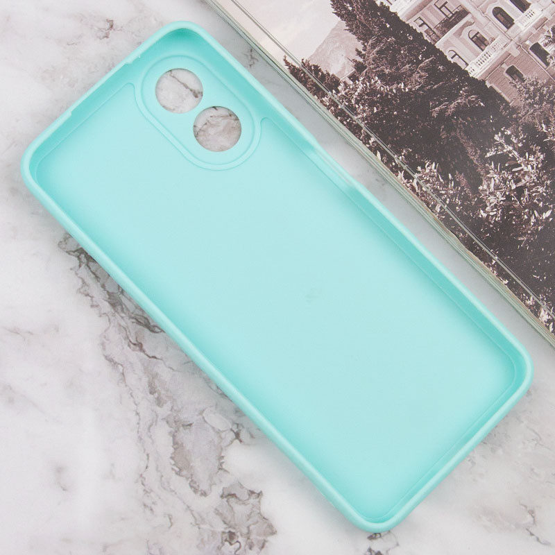 Фото Силіконовий чохол Candy Full Camera на Oppo A58 4G (Бірюзовий / Turquoise) в маназині vchehle.ua