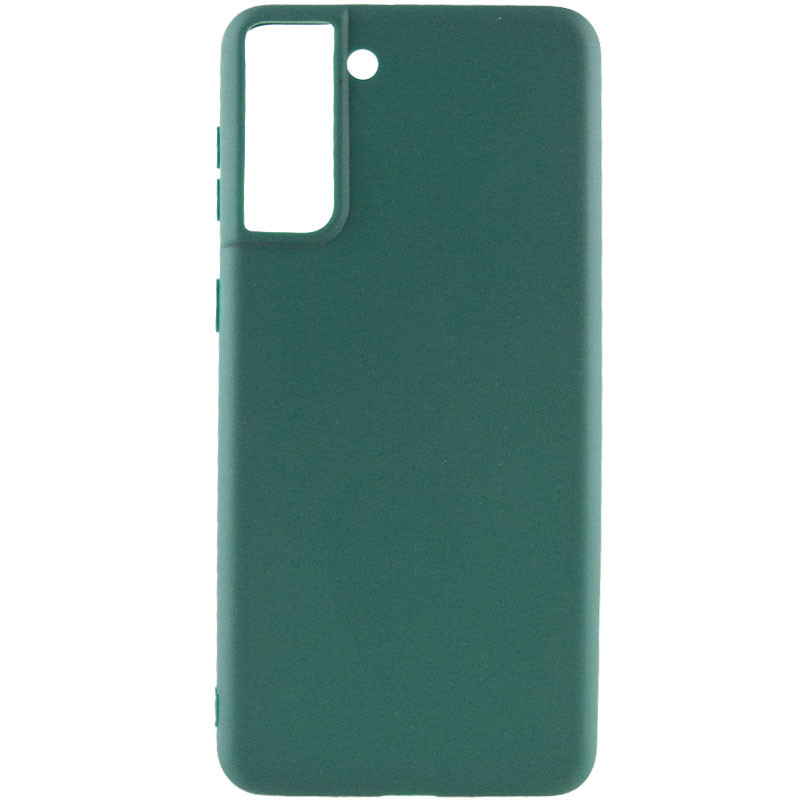 Силіконовий чохол Candy на Samsung Galaxy S21+ (Зелений / Forest green)