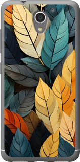 

Чохол Кольорове листя на ZTE A510 1629324