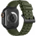 Фото Ремешок Hoco WA35 Emir series thickened silicone strap для Apple watch 44/45/46/49mm (Army Green) на vchehle.ua