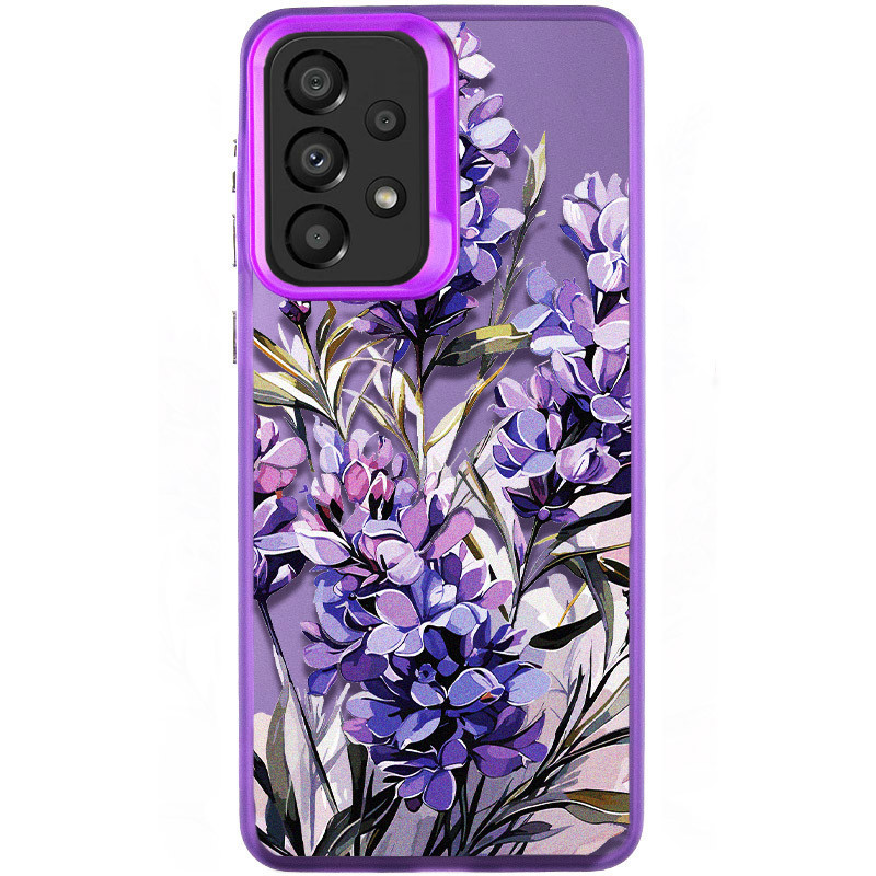 TPU+PC чохол TakiTaki Magic glow на Samsung Galaxy A53 5G (Lavender / Purple)