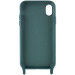Фото Чехол Cord case c длинным цветным ремешком для Apple iPhone X / XS (5.8") (Зеленый / Forest green) в магазине vchehle.ua