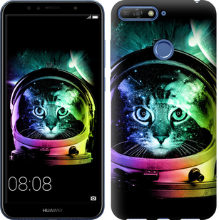 

Чехол Кот-астронавт для Huawei Y6 Prime 2018 668490