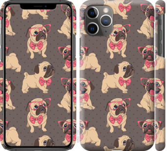 

Чехол мопсики 2 для iPhone 11 Pro Max 781598