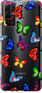 Чехол Красочные мотыльки для Huawei Honor 30