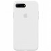 Чехол Silicone Case Full Protective (AA) для Apple iPhone 7 plus / 8 plus (5.5") (Белый / White)