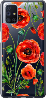 

Чехол Нарисованные маки для Samsung Galaxy M51 M515F 1633853