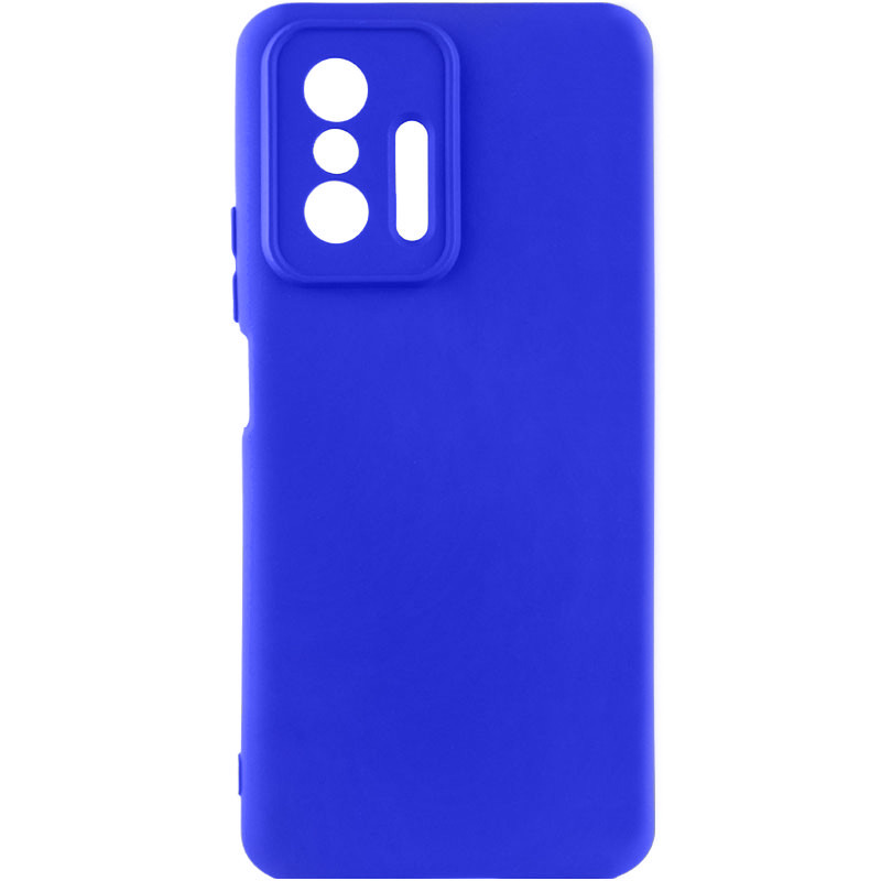 Чехол Silicone Cover Lakshmi Full Camera (AA) для Xiaomi 11T / 11T Pro (Синий / Iris)