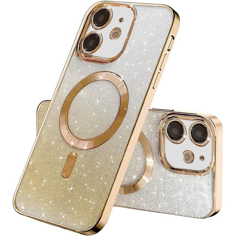 TPU чехол Delight case with Magnetic Safe с защитными линзами на камеру для Apple iPhone 11 (6.1") (Золотой / Gold)