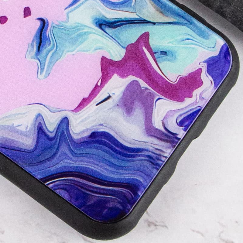 TPU+Glass чехол Diversity для Apple iPhone 7 / 8 / SE (2020) (4.7") (Stains red) в магазине vchehle.ua