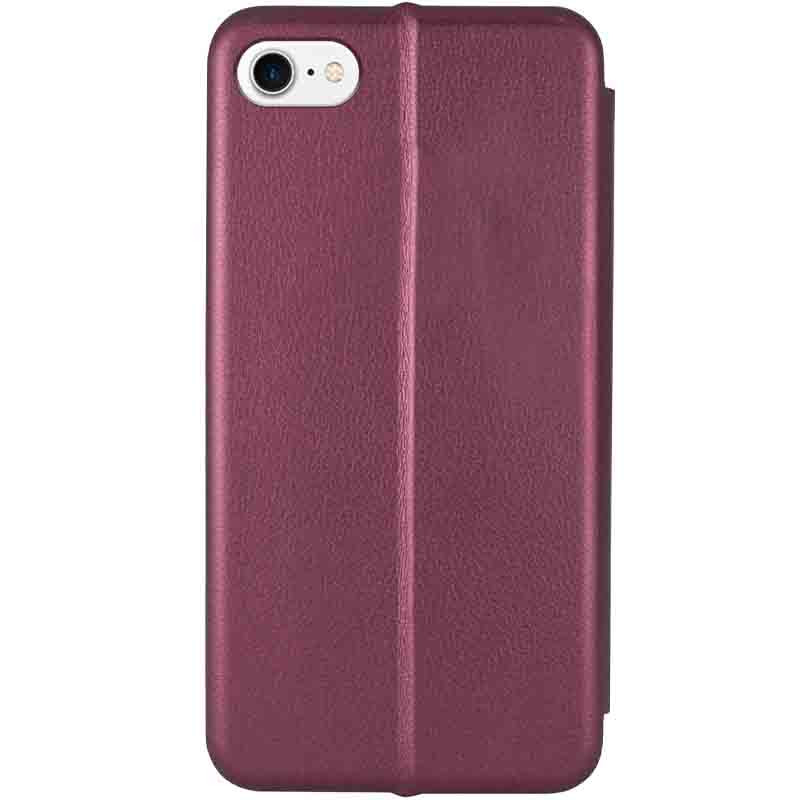 Фото Кожаный чехол-книжка Classy для Apple iPhone 7 / 8 / SE (2020) (4.7") (Бордовый) в магазине vchehle.ua