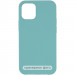 Чохол Silicone Case Full Protective (AA) NO LOGO на Apple iPhone 16 Pro Max (6.9") (Бірюзовий / Marine Green)