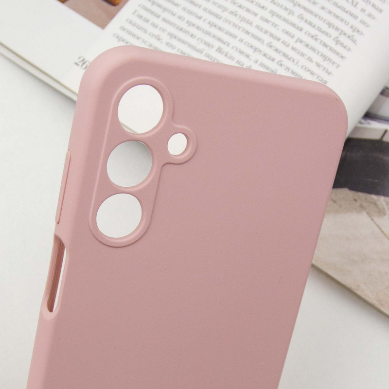 Купить Чехол Silicone Cover Lakshmi Full Camera (AAA) with Logo для Samsung Galaxy A15 4G/5G / M15 5G (Розовый / Pink Sand) на vchehle.ua