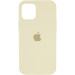 Уценка Чехол Silicone Case Full Protective (AA) для Apple iPhone 12 Pro / 12 (6.1") (Эстетический дефект / Бежевый / Creamy)