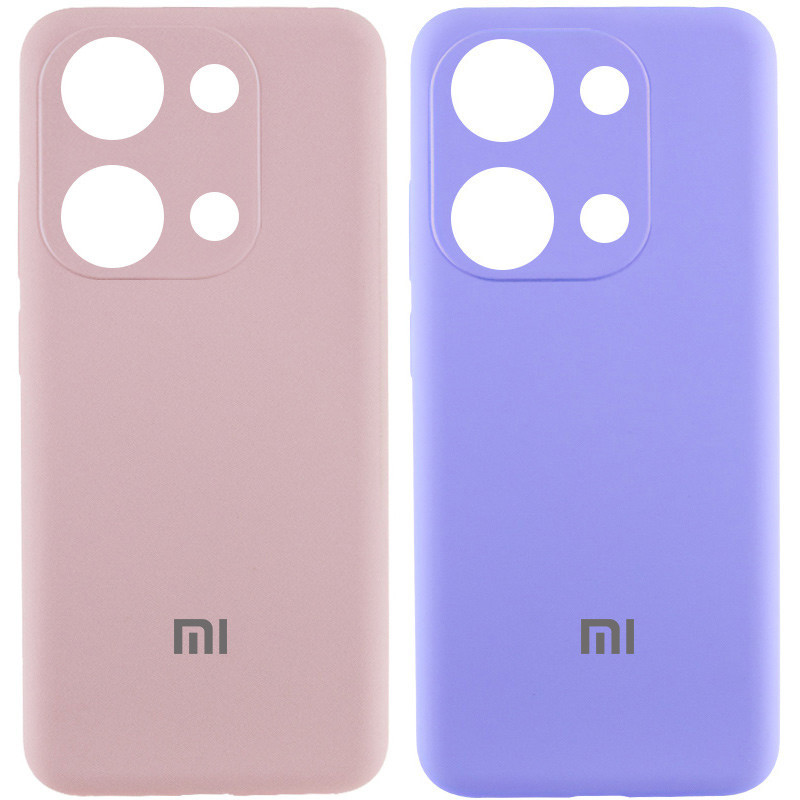 Чохол Silicone Cover Lakshmi Full Camera (AAA) with Logo на Xiaomi Redmi Note 13 4G