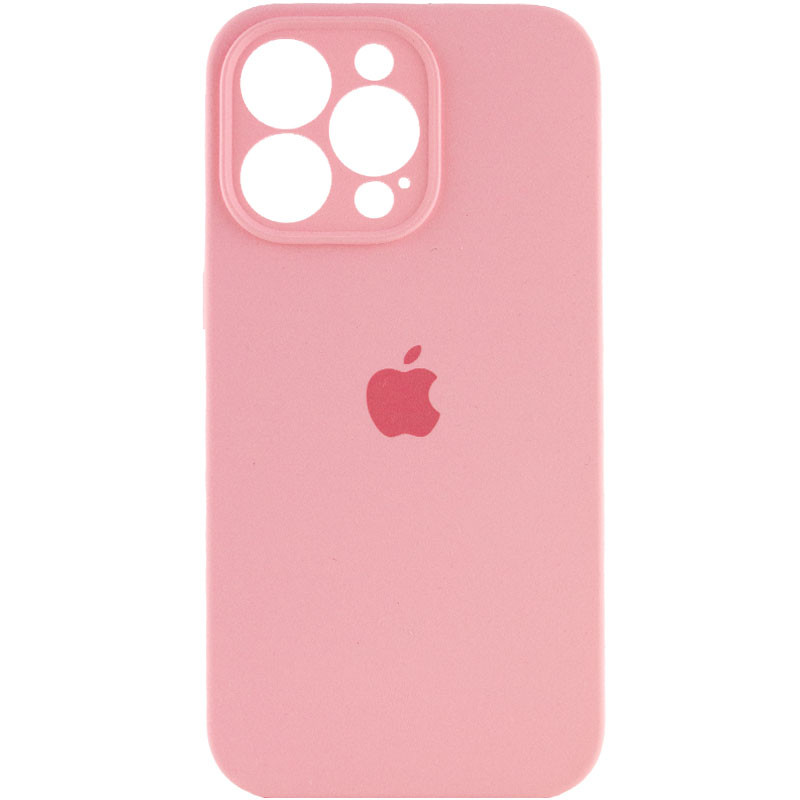 Чохол Silicone Case Full Camera Protective (AA) на Apple iPhone 16 Pro Max (6.9") (Рожевий / Light pink)