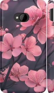 Чехол Пурпурная сакура для HTC One M7