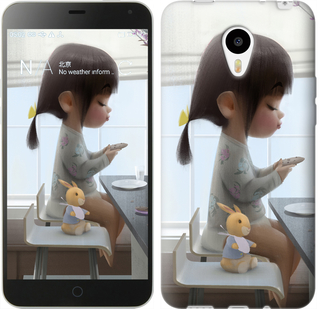 

Чехол Милая девочка с зайчиком для Meizu M1/M1 mini 636653