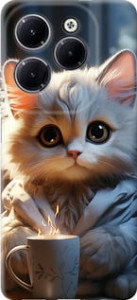 Чехол White cat для Infinix Hot 40