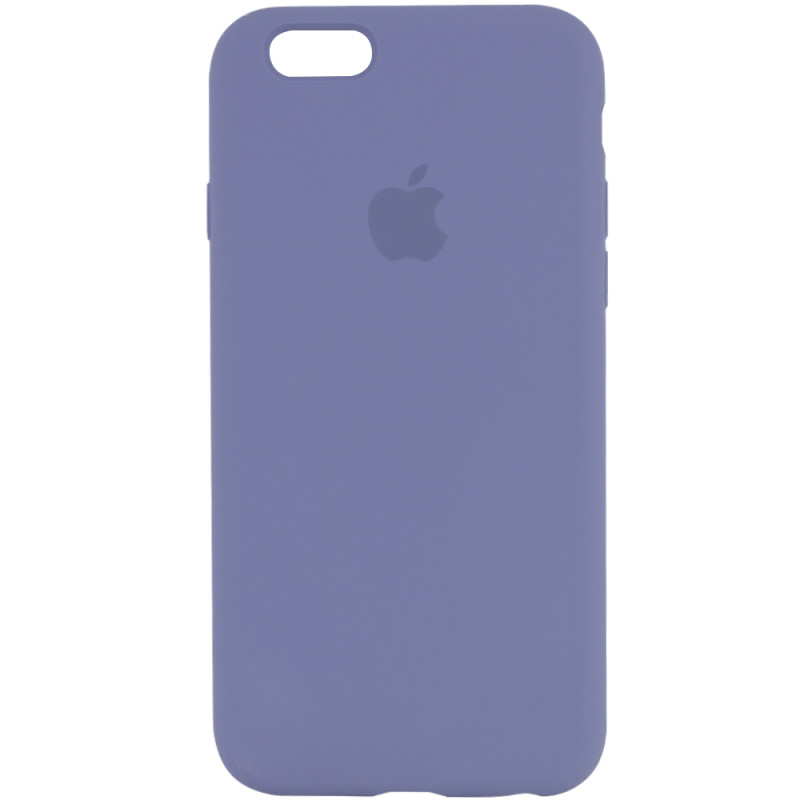 Чохол Silicone Case Full Protective (AA) на Apple iPhone 6/6s (4.7") (Сірий / Lavender Gray)