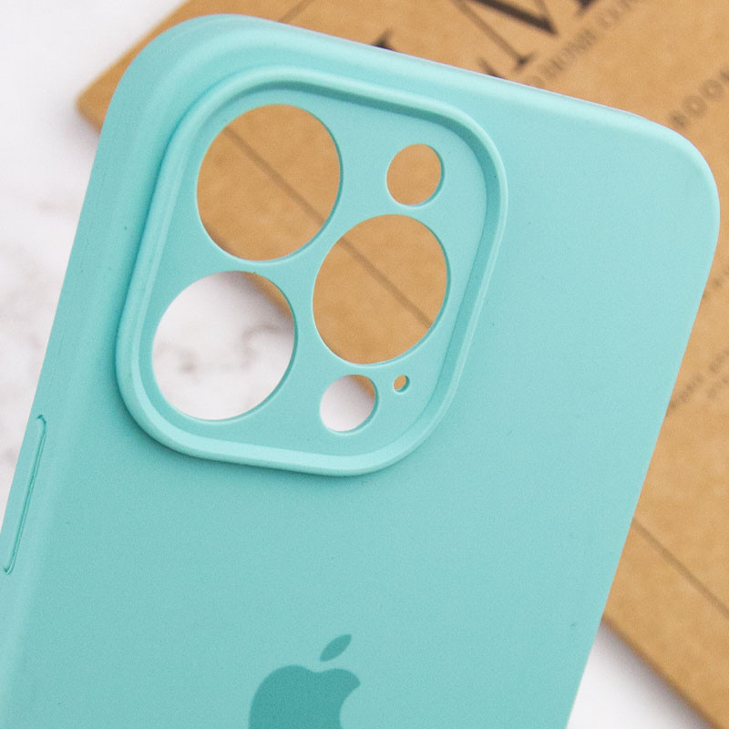 Заказать Чехол Silicone Case Full Camera Protective (AA) для Apple iPhone 15 Pro Max (6.7") (Бирюзовый / Marine Green) на vchehle.ua