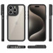 Фото TPU чохол Transparent + Colour 1,5mm на Apple iPhone 14 Pro (6.1") (Black) на vchehle.ua