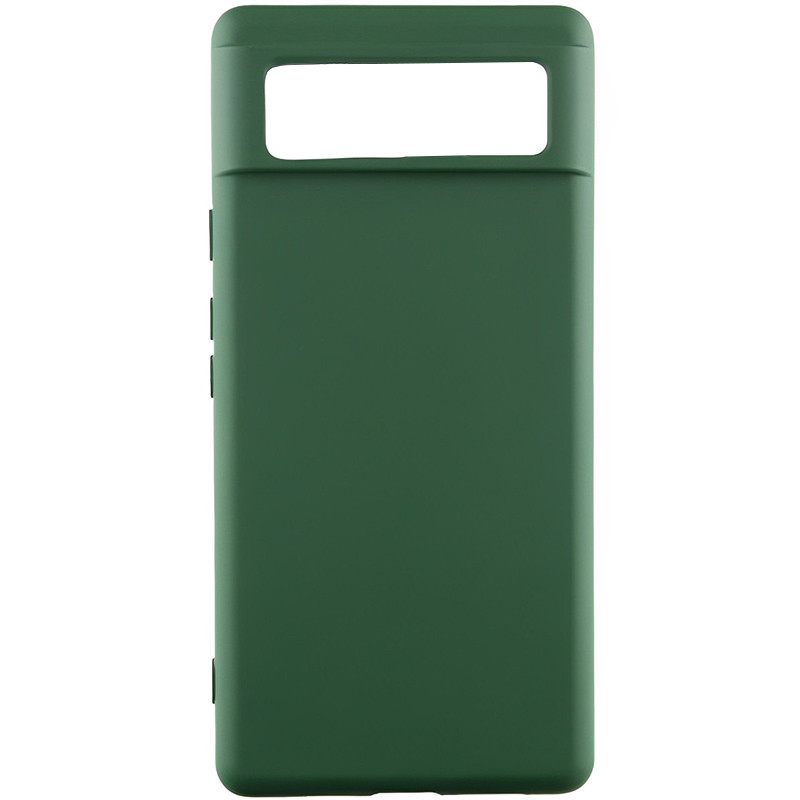 Чохол Silicone Cover Lakshmi (A) на Google Pixel 6 Pro (Зелений / Dark green)