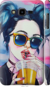 Чехол Арт-девушка в очках для Samsung Galaxy J7 Neo J701F
