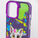 Купить TPU+PC чехол TakiTaki Graffiti magic glow для Samsung Galaxy A53 5G (Cute wolf / Purple) на vchehle.ua