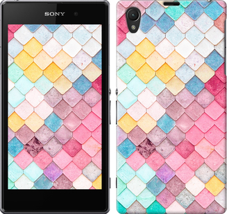 

Чехол Красочная черепица для Sony Xperia Z1 C6902 334997