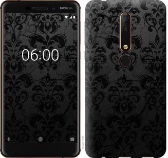 

Чехол узор черный для Nokia 6.1 690685
